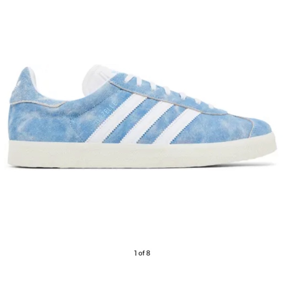Adidas Blue and White Sneakers